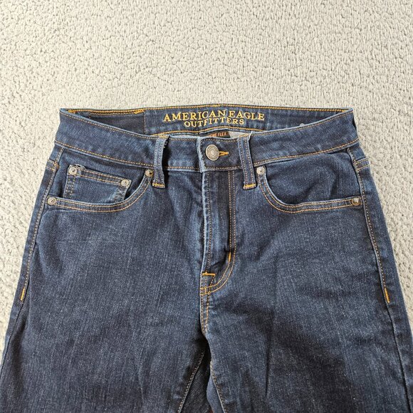 American Eagle Jeans Mens 29x32 Blue Slim Straight Extreme Flex Stretch - Picture 2 of 16